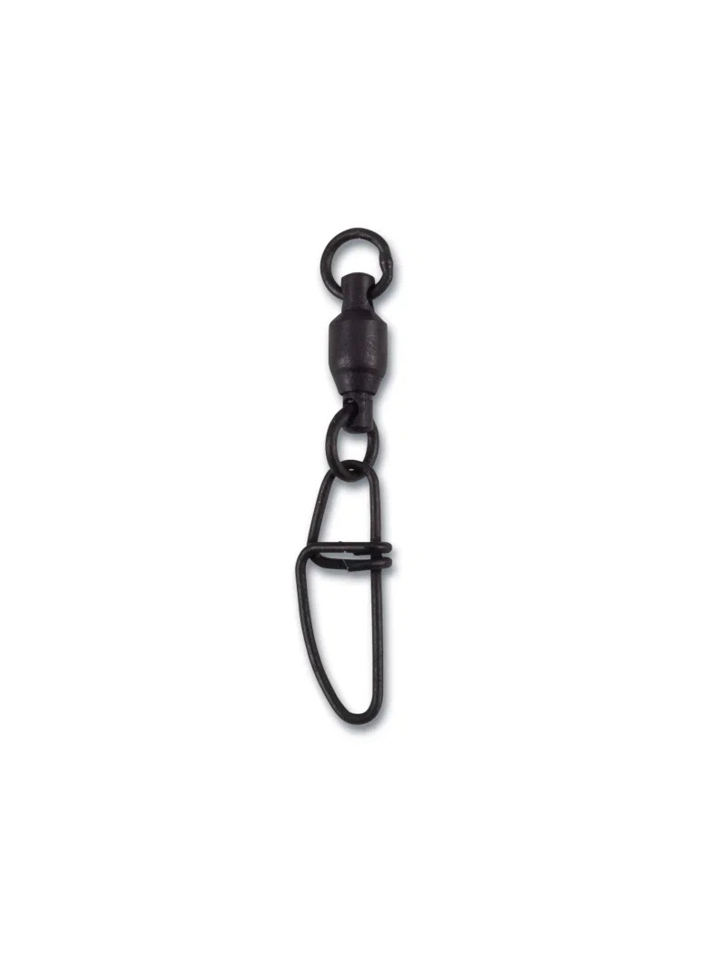 Вертлюг с карабином AQUANTIC® BB Safety Swivel - № 2/0 / 90kg / 60mm - 4шт.