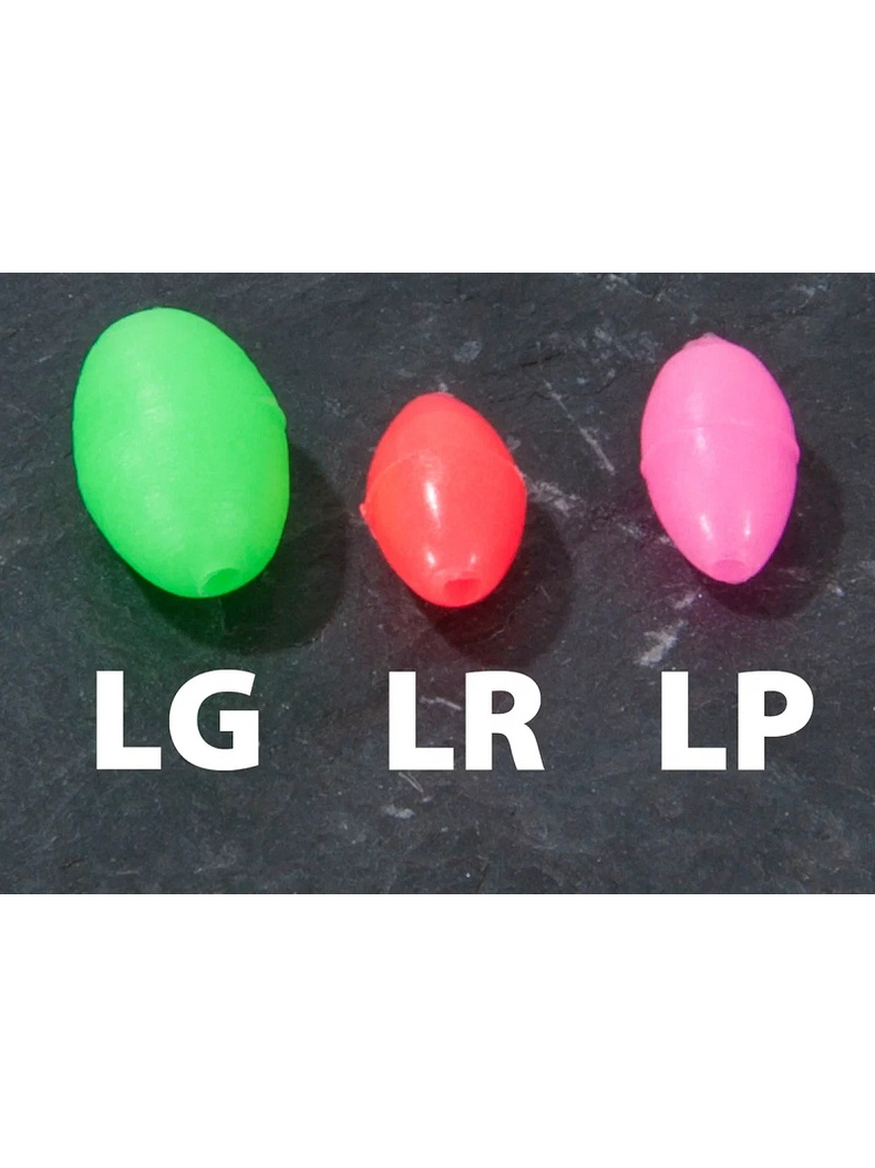 Бусина AQUANTIC® Glow Bead - 8x12mm / Oval - Red - 10шт.