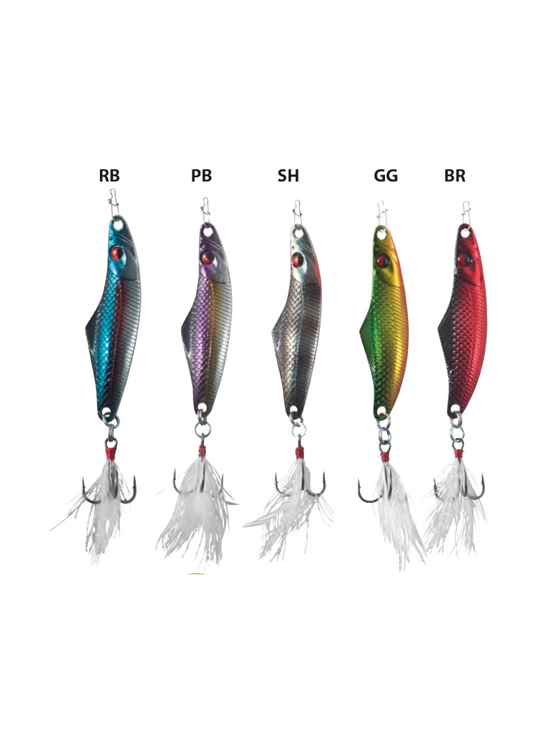 Блесна колеблющаяся AQUANTIC® CHUCK (Lead Free)- 7,2cm - 21g - RB, изображение 2