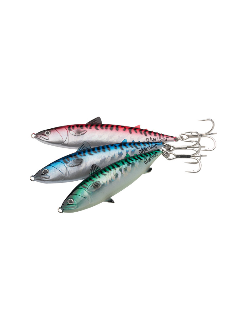 Пилькер DAM SALT-X MACKEREL PILK - 12.5cm / 150g - Glow UV, изображение 2 Пилькер DAM SALT-X MACKEREL PILK - 12.5cm / 150g - Glow UV, изображение 2