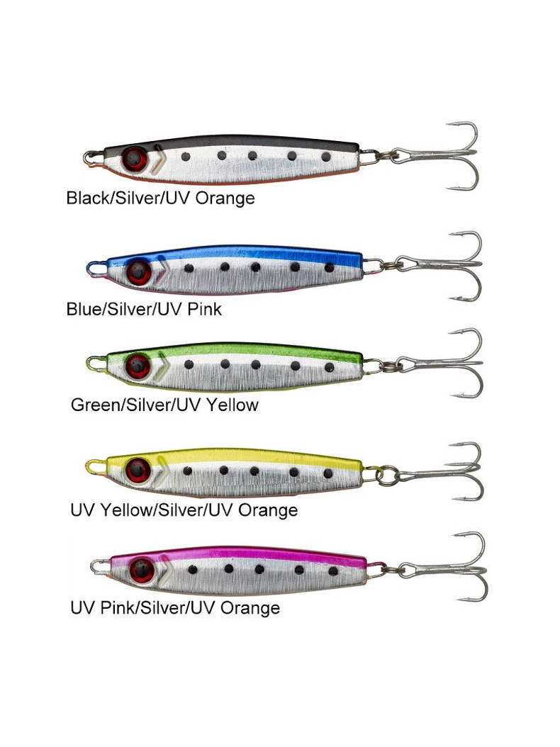 Пилькер RON THOMPSON HERRING NL - UV Pink/Silver/UV Orange / 8.7cm / 40g, изображение 2