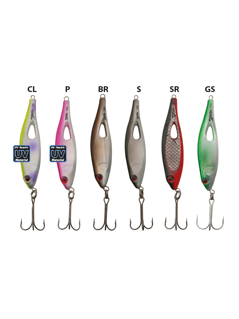 Пилькер AQUANTIC® PERFO PILK - 9cm / 65g - UV CL, изображение 2 Пилькер AQUANTIC® PERFO PILK - 9cm / 65g - UV CL, изображение 2