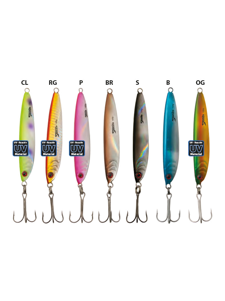 Пилькер AQUANTIC® RED EYE - 11,5cm / 150g - UV CL, изображение 2 Пилькер AQUANTIC® RED EYE - 11,5cm / 150g - UV CL, изображение 2