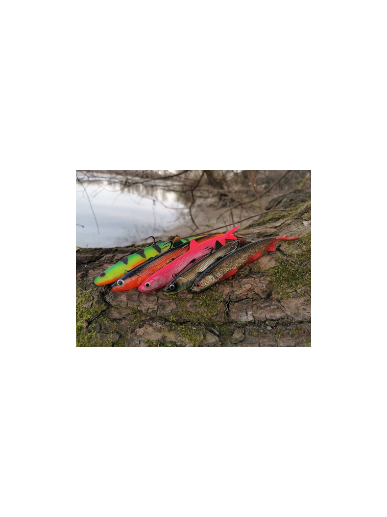 Силиконовая приманка MADCAT® PELAGIC CAT LURE / FIRETIGER UV - 24cm / 110g, изображение 3 Силиконовая приманка MADCAT® PELAGIC CAT LURE / FIRETIGER UV - 24cm / 110g, изображение 3