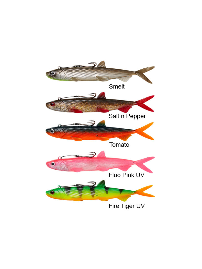 Силиконовая приманка MADCAT® PELAGIC CAT LURE / SATL 'N PEPPER - 24cm / 110g, изображение 2 Силиконовая приманка MADCAT® PELAGIC CAT LURE / SATL 'N PEPPER - 24cm / 110g, изображение 2