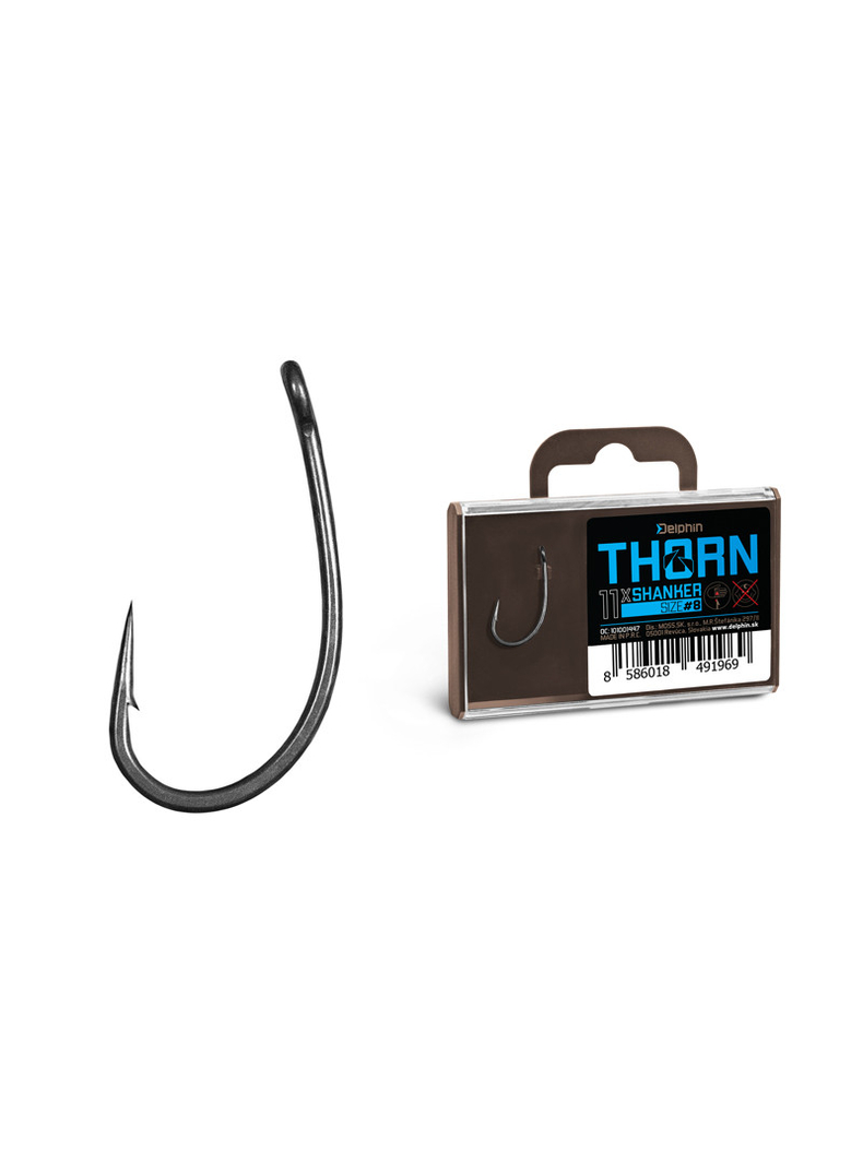 Крючки DELPHIN THORN Shanker Hook, Размер крючка: № 4