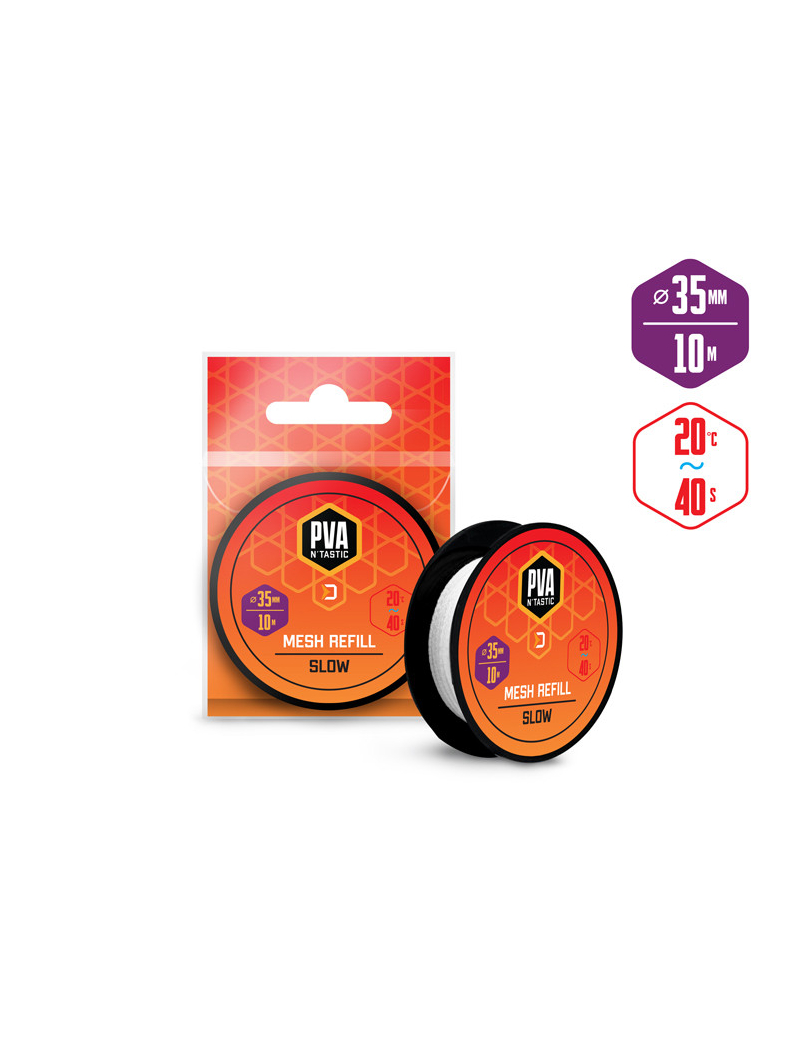 Сетка растворимая Delphin PVA N’Tastic Spare Mesh 35mm / 10m, изображение 2