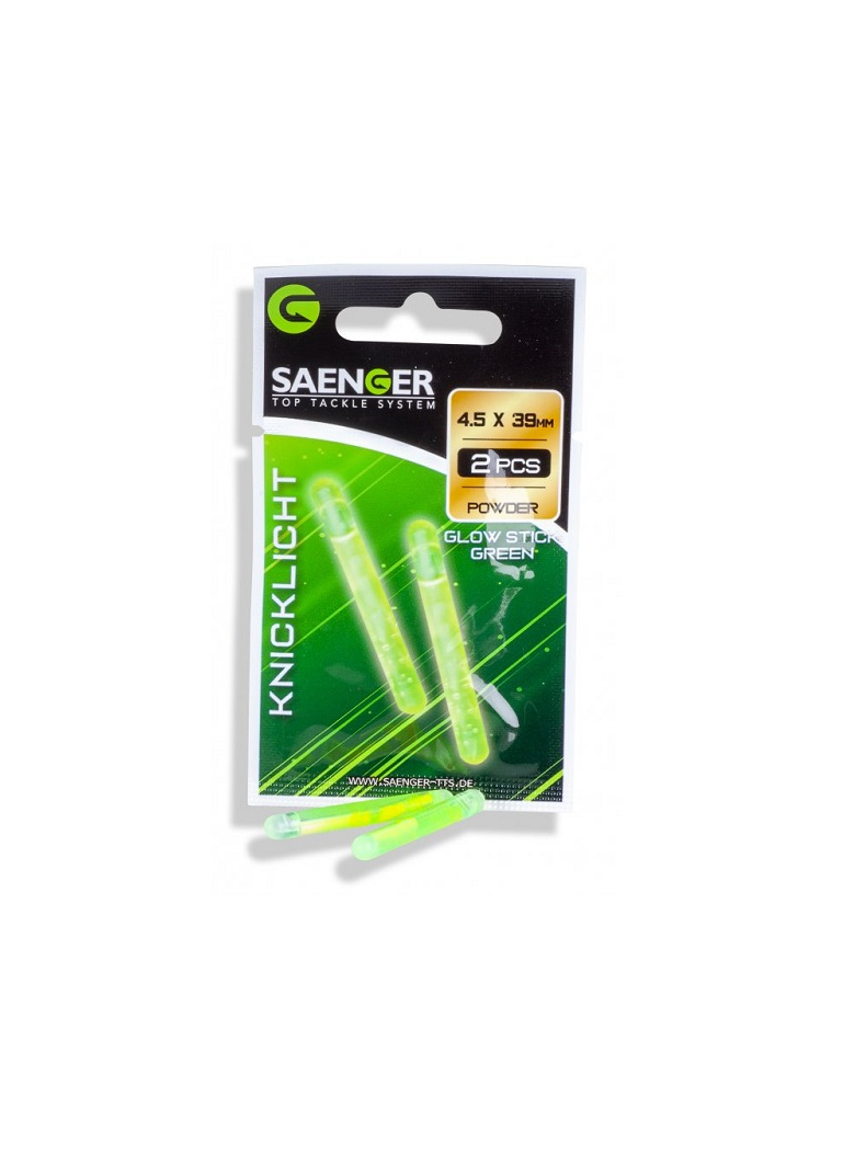 Светлячки SAENGER Chemical Light / 4,5 x 39 mm / Green - 2шт., изображение 2 Светлячки SAENGER Chemical Light / 4,5 x 39 mm / Green - 2шт., изображение 2
