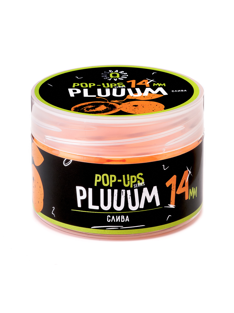 Бойлы плавающие Carptoday Baits Pop Ups Plum (Слива) 14 мм, Диаметр: 14 мм, Вкус: Слива, изображение 2