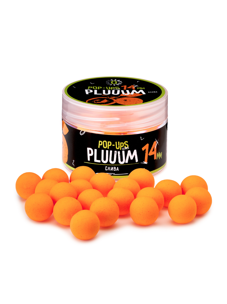 Бойлы плавающие Carptoday Baits Pop Ups Plum (Слива) 14 мм, Диаметр: 14 мм, Вкус: Слива