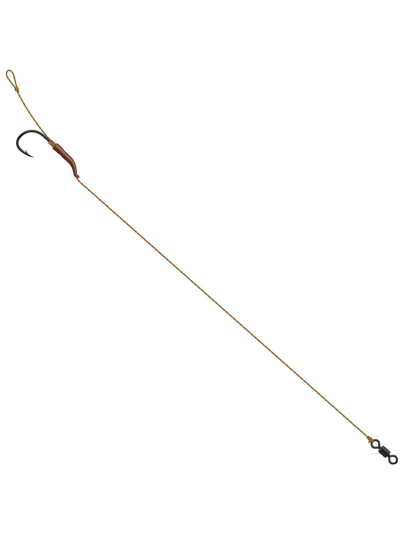 Карповый поводок DAM® TACTIX Line Aligner Rig №4 / 18cm / 20lb - 2шт.