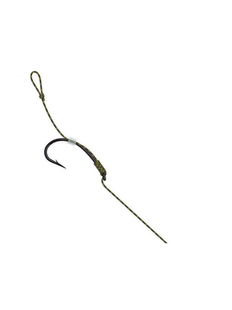 Карповый поводок DAM® TACTIX Anti-Snag Rig №4 / 16cm / 25lb - 2шт., изображение 2