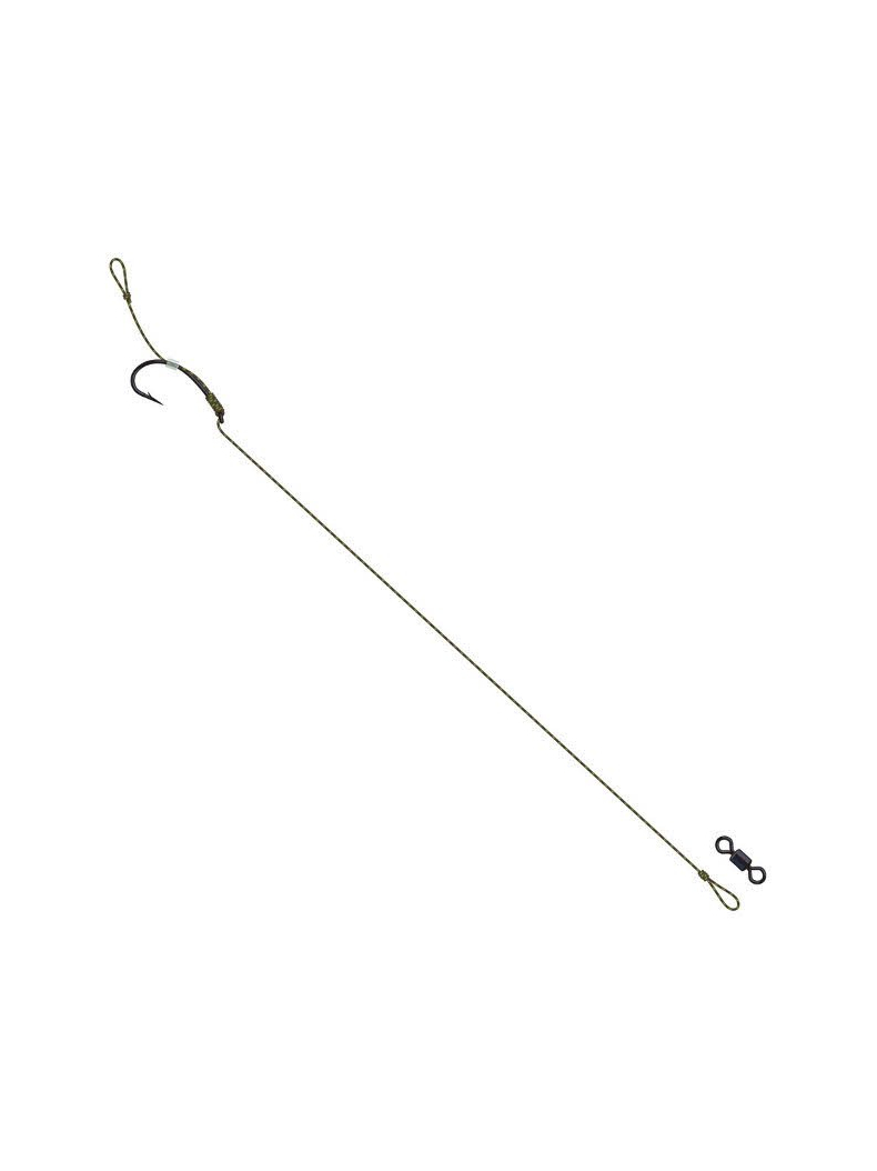 Карповый поводок DAM® TACTIX Anti-Snag Rig №6 / 16cm / 25lb - 2шт.