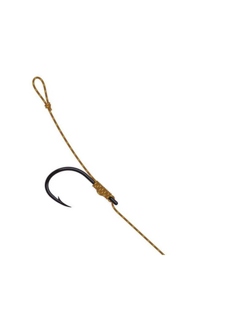 Карповый поводок DAM® TACTIX Classic Rig №4 / 20cm / 25lb - 2шт., изображение 2