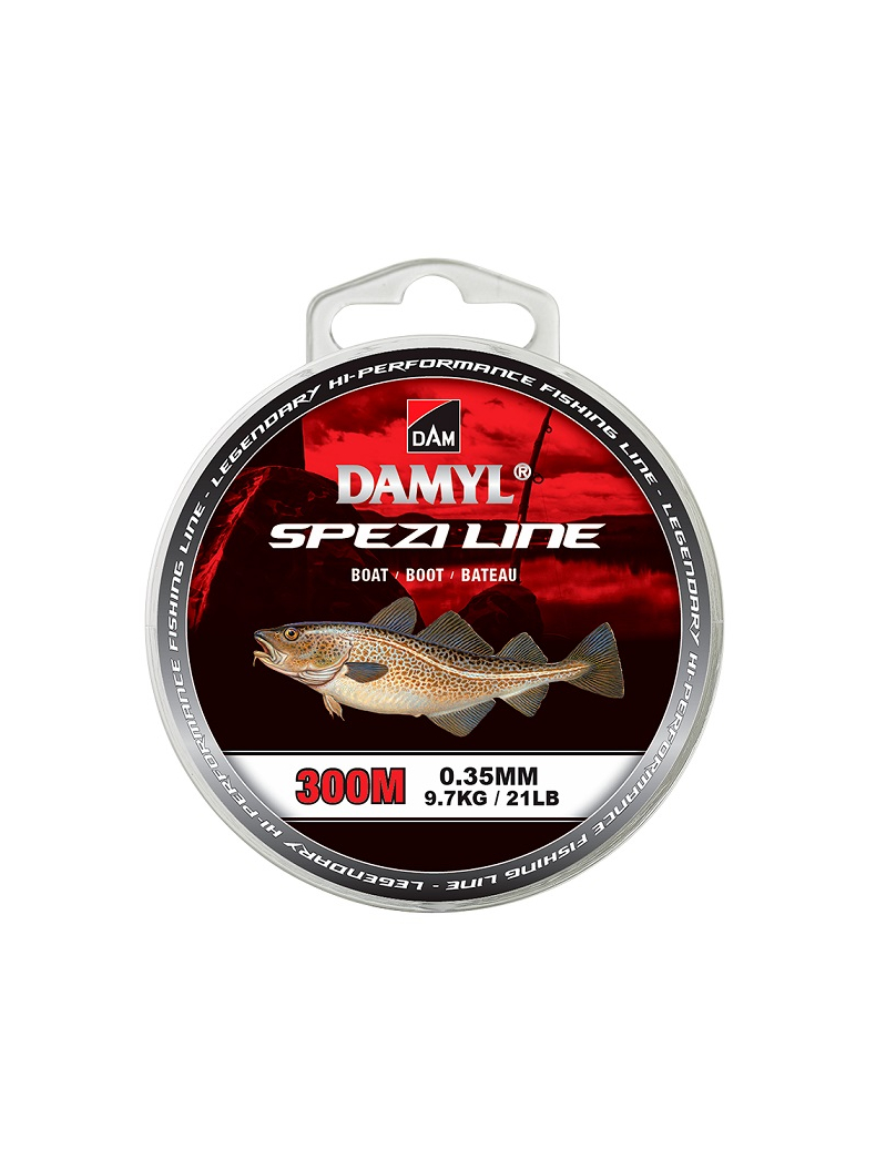 Леска морская DAM DAMYL® SPEZI LINE BOAT - 0,50mm / 18,3kg / 200m - Clear Леска морская DAM DAMYL® SPEZI LINE BOAT - 0,50mm / 18,3kg / 200m - Clear