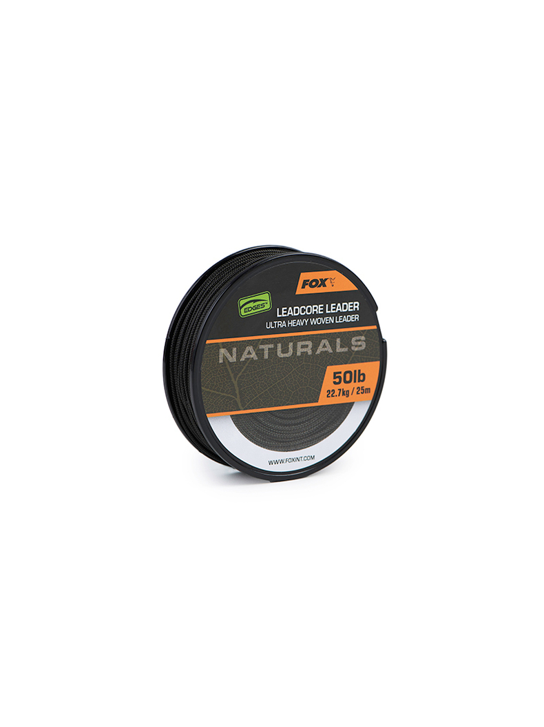 Лидкор FOX Naturals Leadcore EDGES 50lb, Длина: 25 м