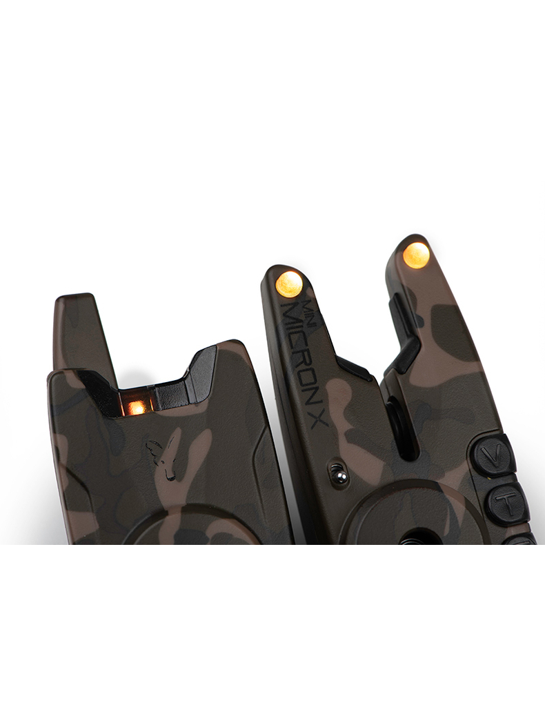 Электронный сигнализатор поклёвки FOX Mini Micron X CAMO, Набор : 4 + 1, изображение 11