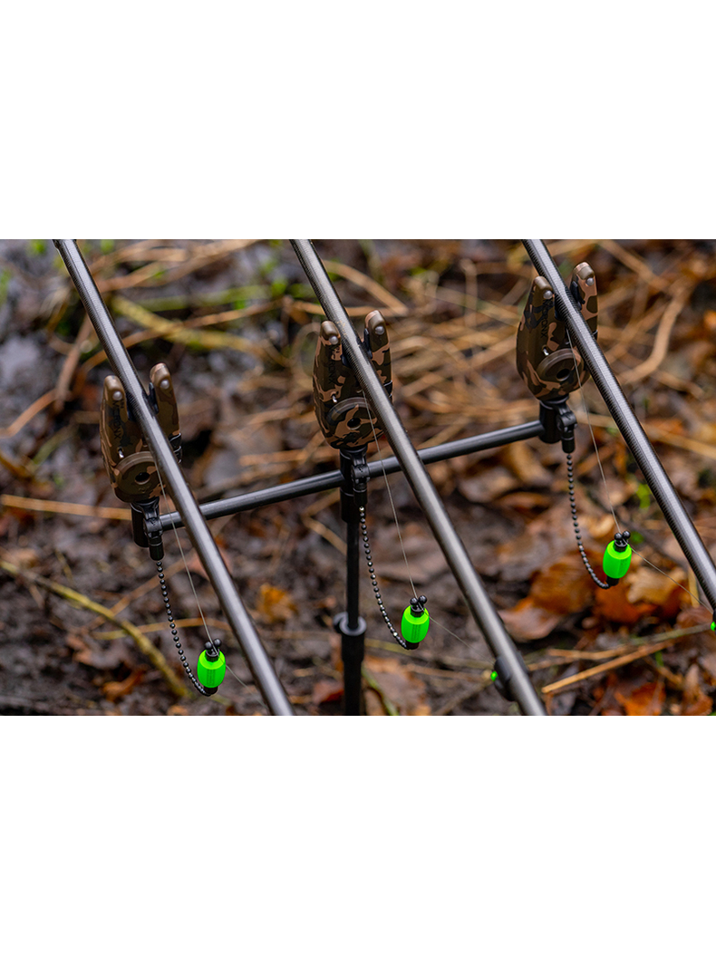 Электронный сигнализатор поклёвки FOX Mini Micron X CAMO, Набор : 4 + 1, изображение 21