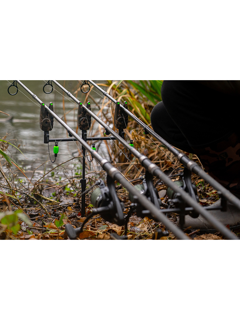 Электронный сигнализатор поклёвки FOX Mini Micron X CAMO, Набор : 4 + 1, изображение 22