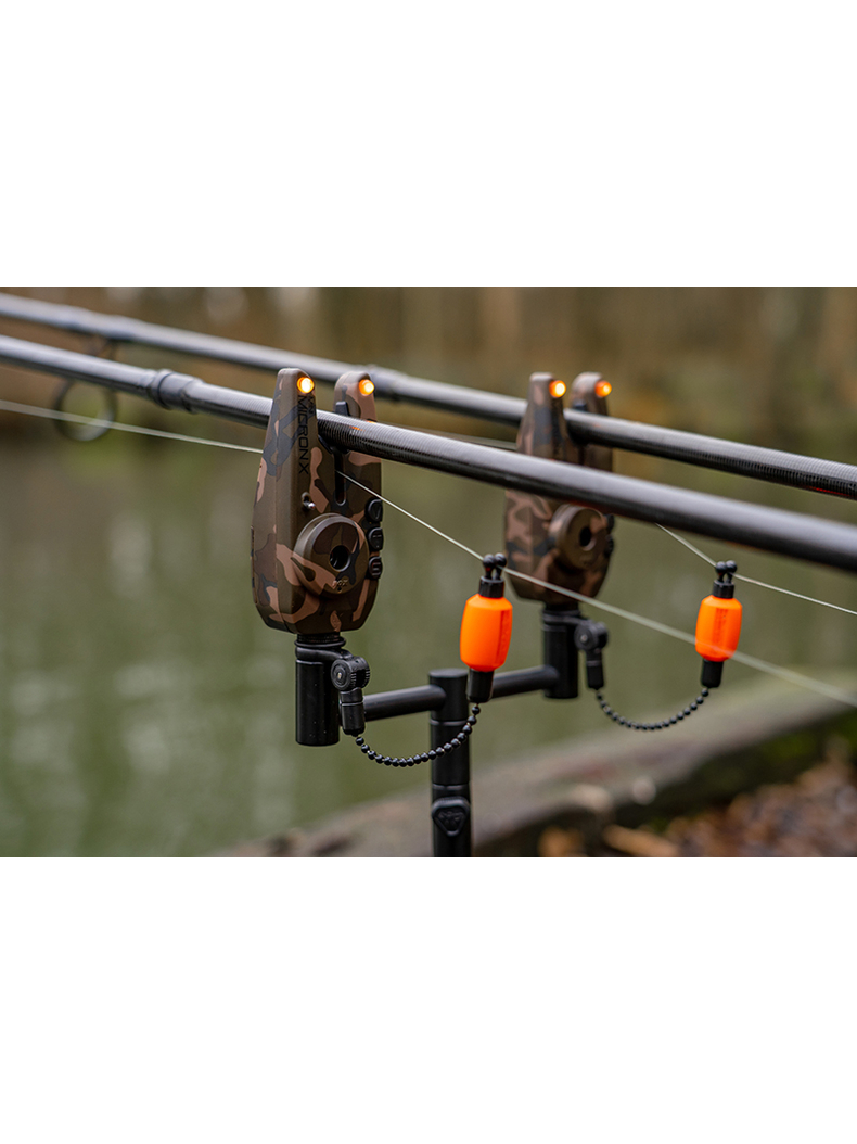 Электронный сигнализатор поклёвки FOX Mini Micron X CAMO, Набор : 4 + 1, изображение 24