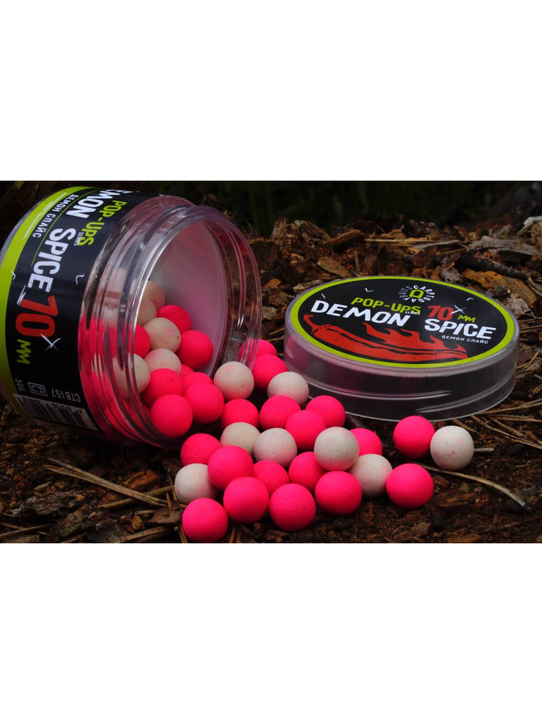 Бойлы плавающие Carptoday Baits Pop Ups Demon Spice (Острые Специи) 14мм, Диаметр: 14 мм, Вкус: Острые Специи, изображение 5