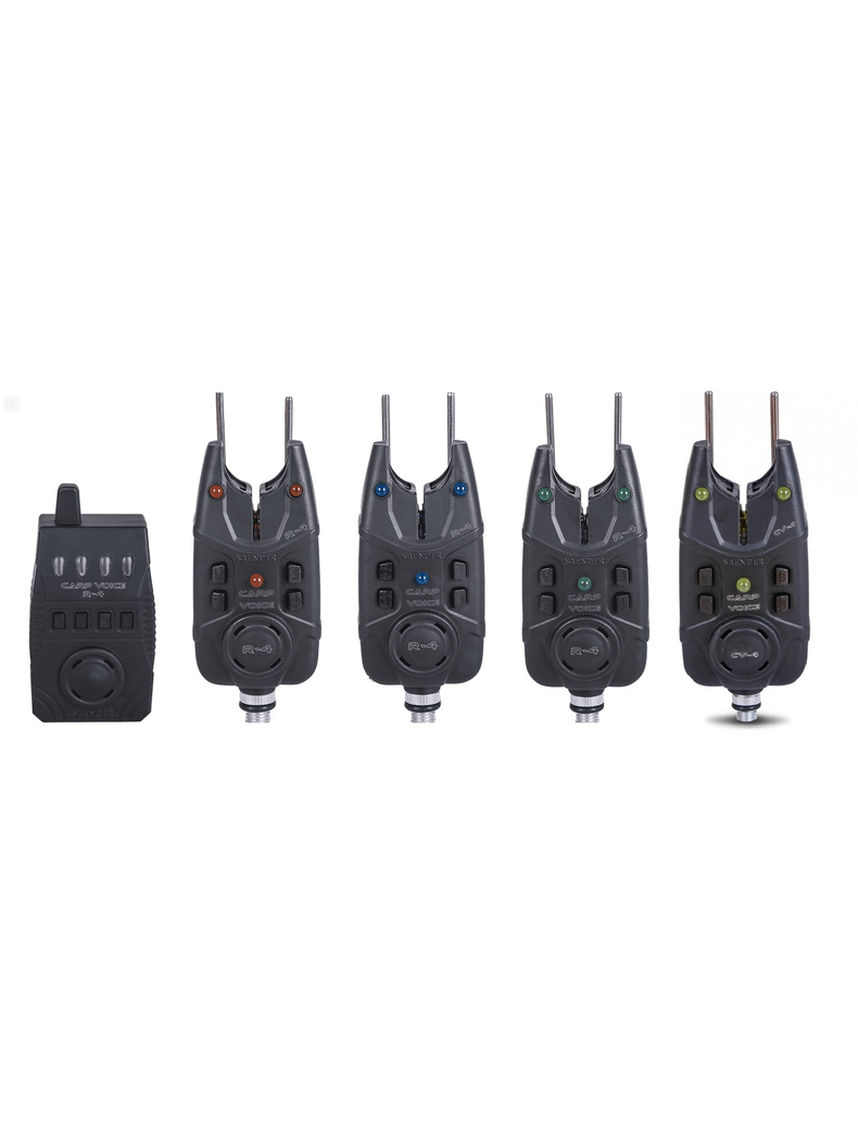 Комплекты сигнализаторов поклевки SAENGER CARP VOICE R-4 Set 4+1 (Red, Blue, Green, Yellow) Комплекты сигнализаторов поклевки SAENGER CARP VOICE R-4 Set 4+1 (Red, Blue, Green, Yellow)