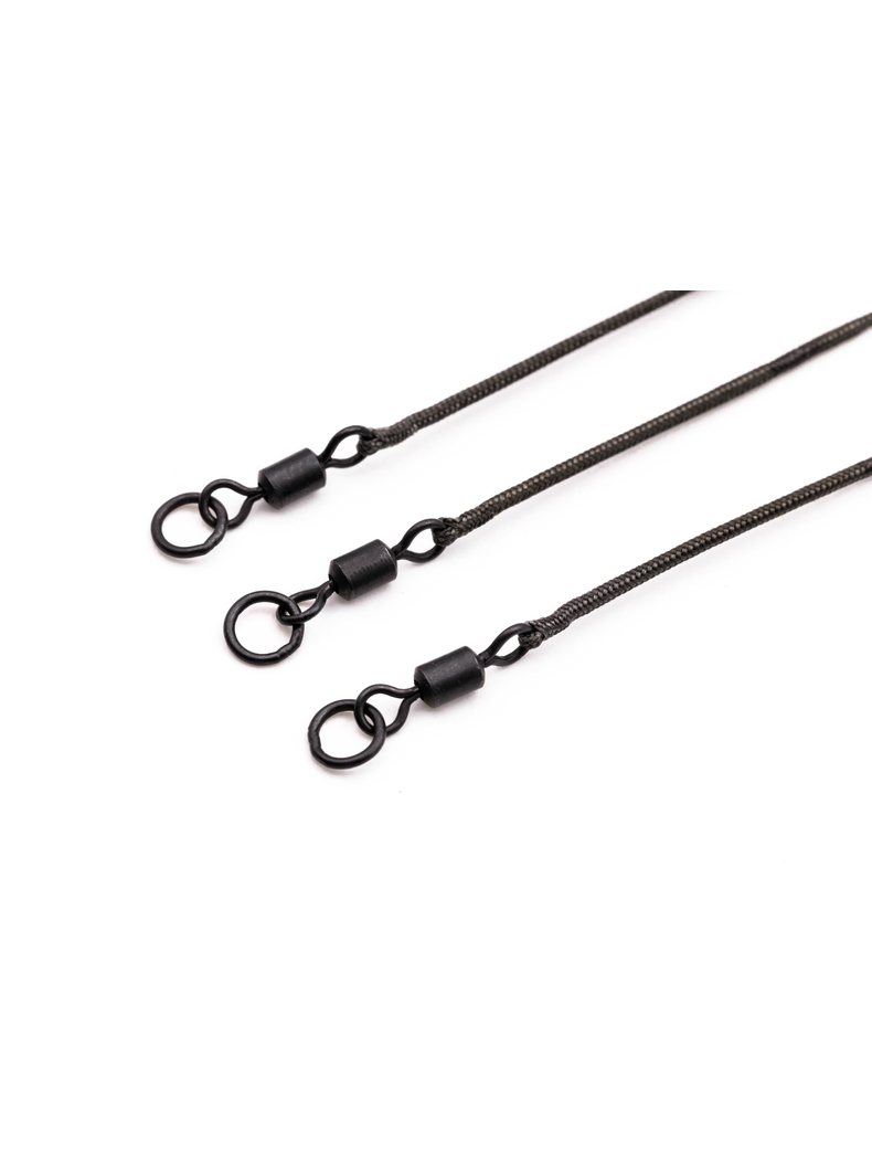 Лидкор KORDA Kable Leadcore Leader Ring Swivel, Цвет: Gravel (Гравий), изображение 2