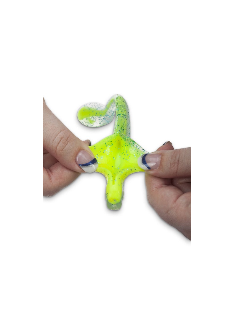 Силиконовая приманка UNI CAT RACKER Shad - 22cm - Innercore Chartreuse, изображение 2