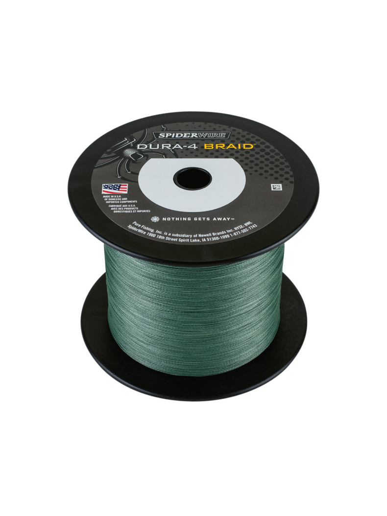 Леска плетеная SPIDER WIRE® STEALTH® DURA X4 PE BRAID - 0.17mm / 300m / 15.0kg - MOSS GREEN, изображение 2