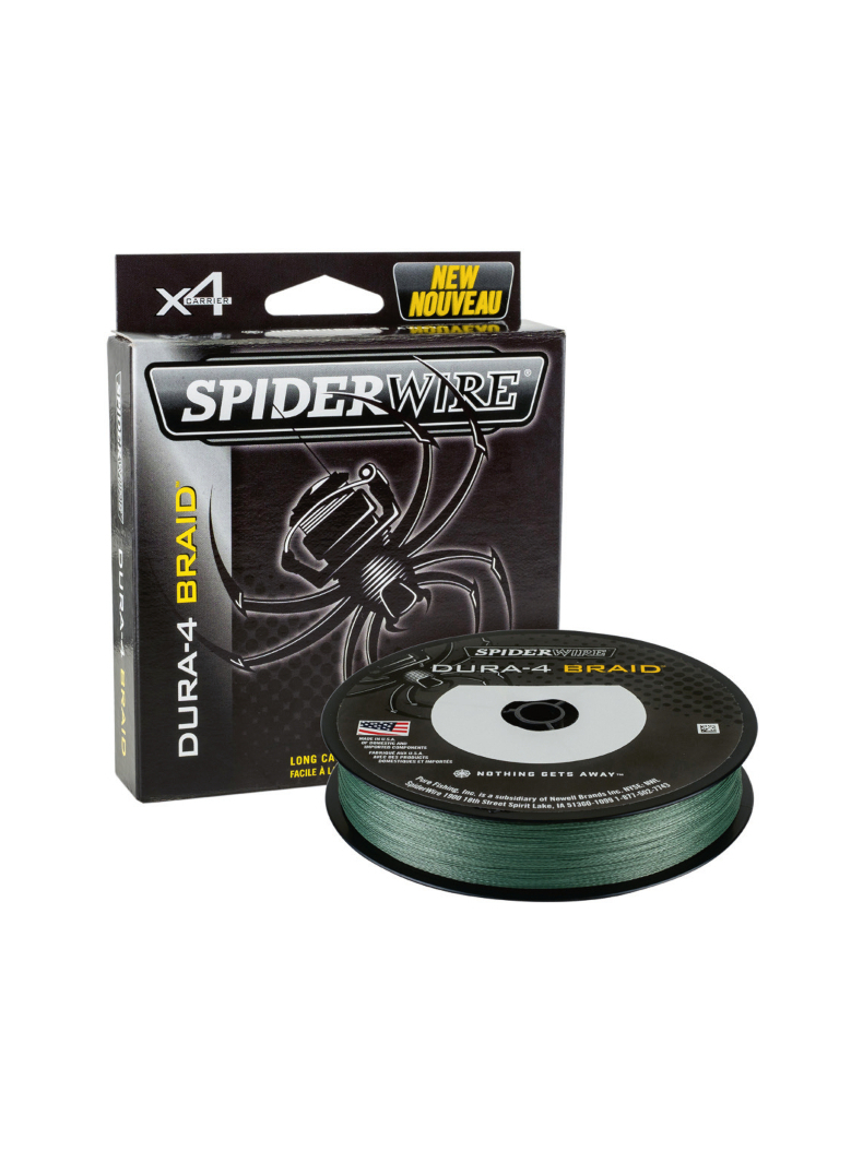 Леска плетеная SPIDER WIRE® STEALTH® DURA X4 PE BRAID - 0.30mm / 300m / 29.0kg - MOSS GREEN Леска плетеная SPIDER WIRE® STEALTH® DURA X4 PE BRAID - 0.30mm / 300m / 29.0kg - MOSS GREEN