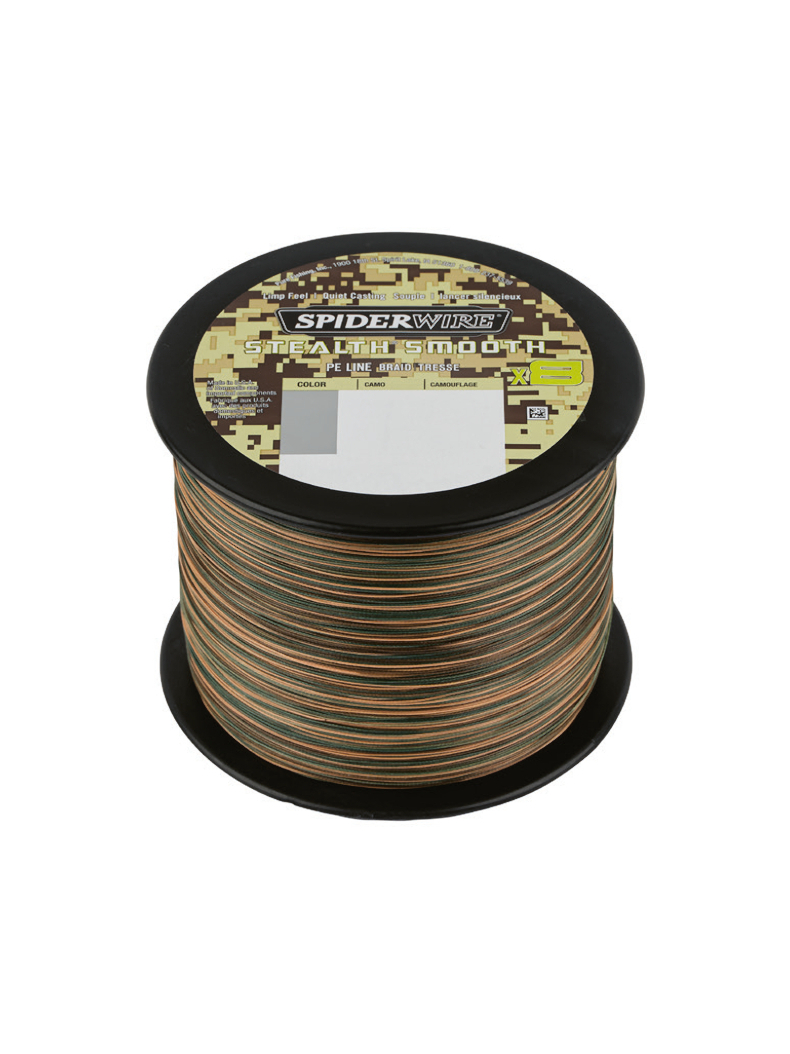 Леска плетеная SPIDER WIRE® STEALTH® SMOOTH X8 PE BRAID - 0.07mm / 150m / 6kg - CAMO, изображение 2