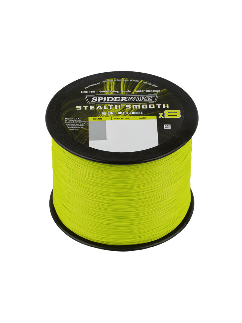 Леска плетеная SPIDER WIRE® STEALTH® SMOOTH X8 PE BRAID - 0.29mm / 150m / 26.4kg - HI VIS YELLOW, изображение 2 Леска плетеная SPIDER WIRE® STEALTH® SMOOTH X8 PE BRAID - 0.29mm / 150m / 26.4kg - HI VIS YELLOW, изображение 2