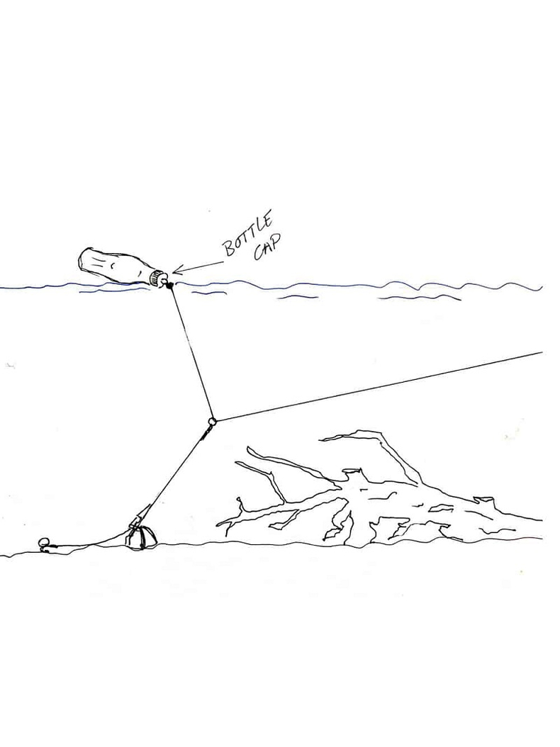 Крышка для пластиковой бутылки с вертлюгом PB Products Buoy Big Eye Swivel Bottle Cap, изображение 3