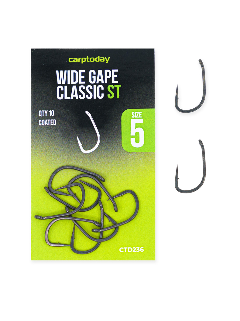 Крючки карповые Carptoday Wide Gape Classic ST, Размер крючка: № 6