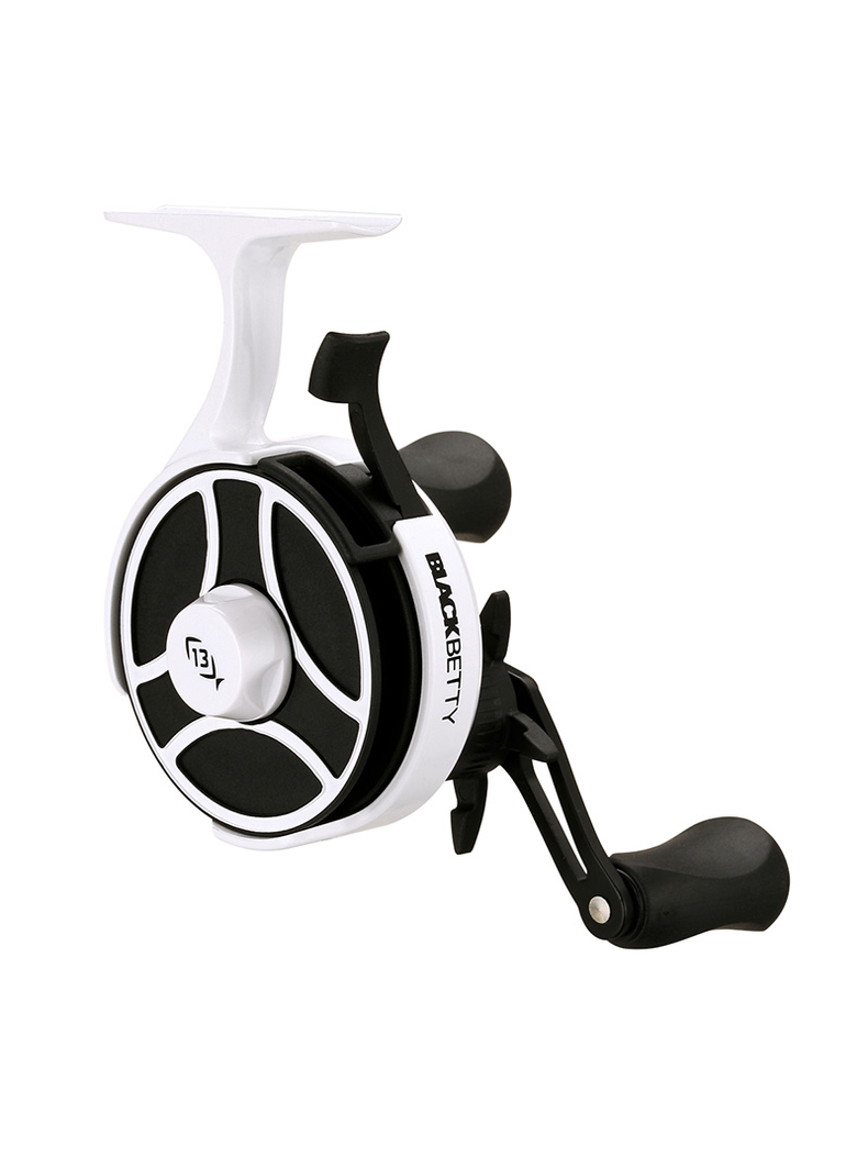 Катушка 13 FISHING Black Betty FreeFall Ghost Ice Reel - 2.5:1 Gear Ratio w/ NEW Line Window- Left