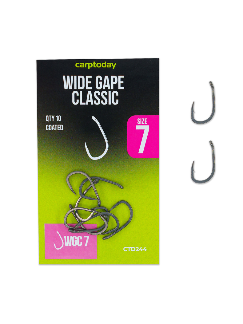 Крючки карповые Carptoday Wide Gape Classic, Размер крючка: № 7