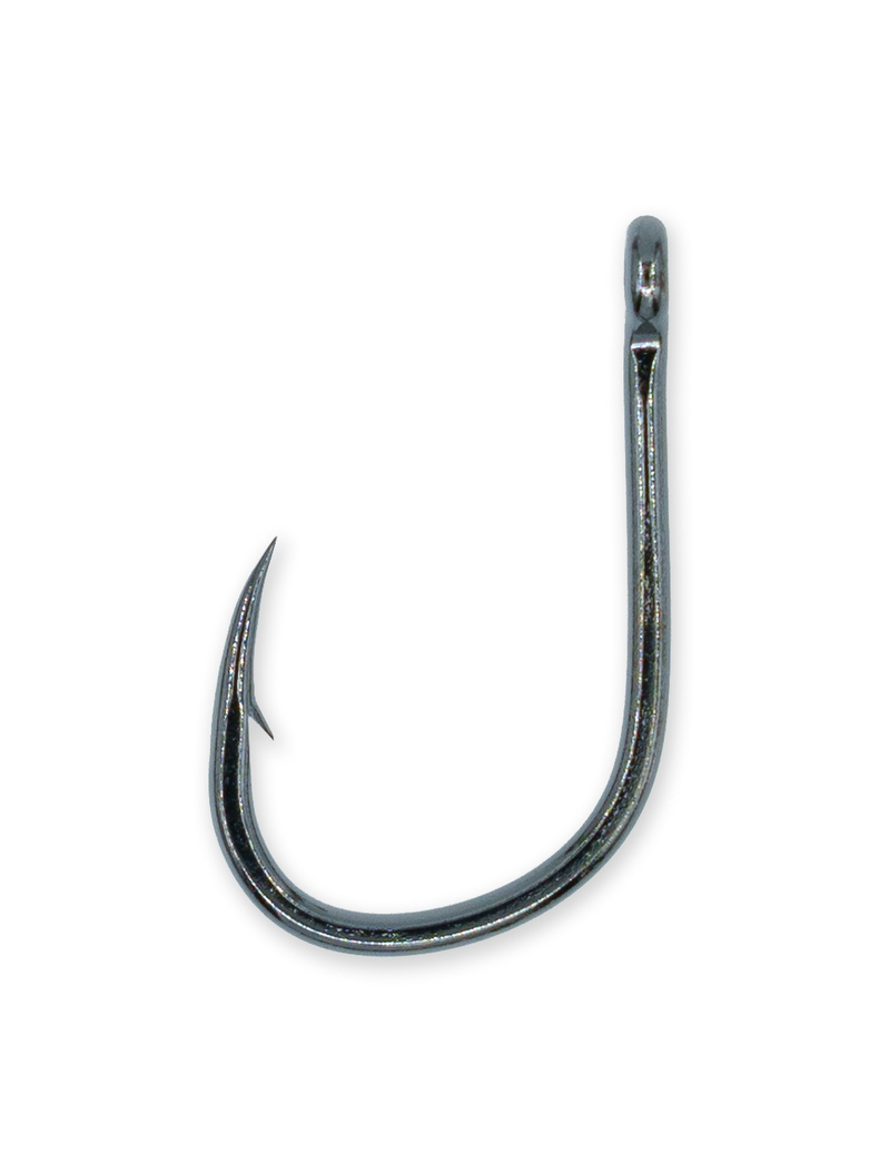 Крючки карповые HAYABUSA K-1 XS Black Nickel, Размер крючка: № 4, изображение 2