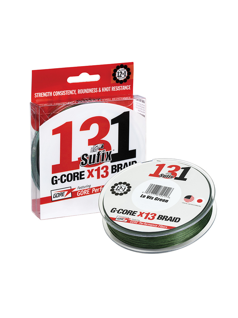 Леска плетеная SUFIX 131 ярко-зеленый 150 м 0.205 мм 12,7 кг