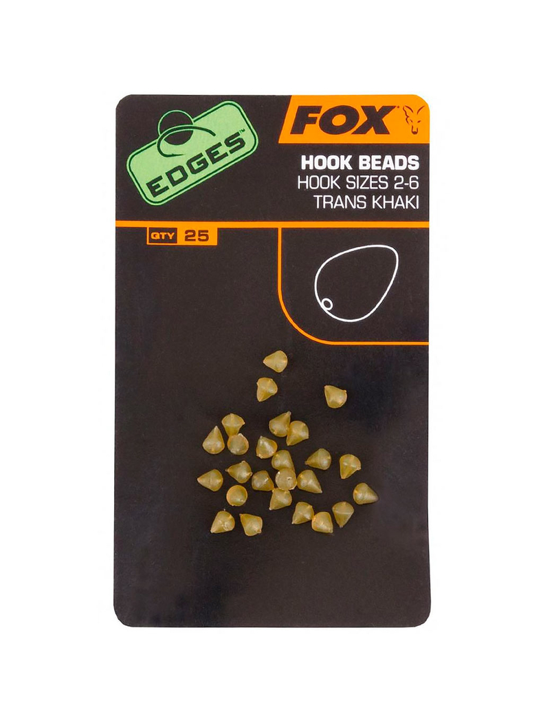 Буферный стопор для установки на крючок FOX Hook Bead Khaki EDGES, Размер: Размер крючка 10 – 7 Буферный стопор для установки на крючок FOX Hook Bead Khaki EDGES, Размер: Размер крючка 10 – 7