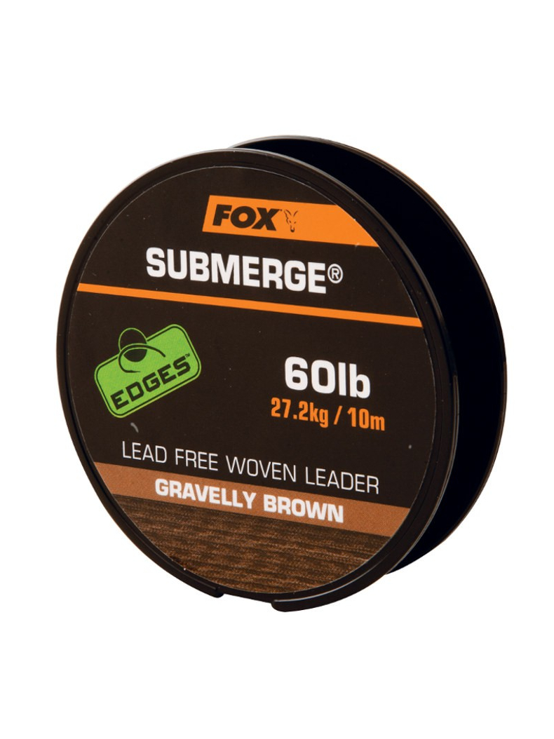 Лидкор без сердечника FOX EDGES Submerge Lead Free Leader 10m, Цвет: Зелёный, Тест: 45.00 lb