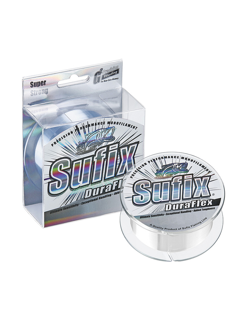Леска SUFIX Duraflex x10 прозрачная 100 м 0.16 мм 3,1 кг