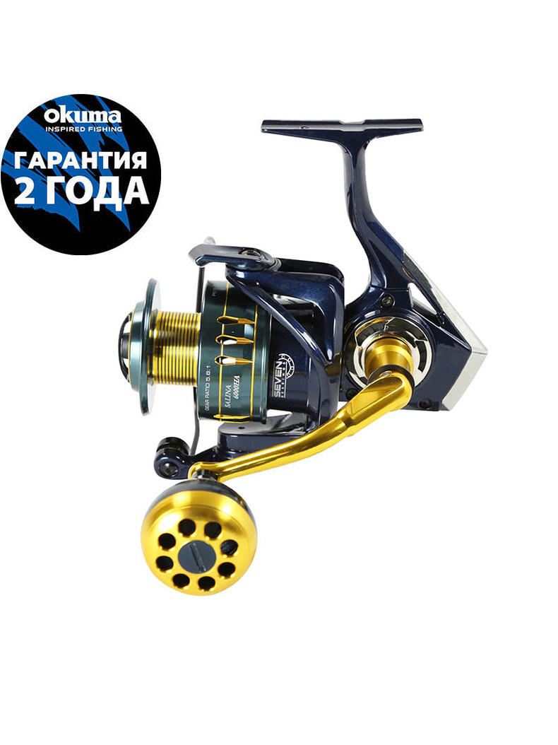 Катушка OKUMA Salina 6000H Spinning High-Speed 5.8:1