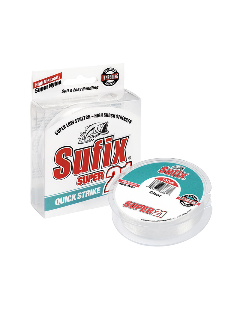 Леска SUFIX Super 21 прозрачная 150 м 0.30 мм 7,7 кг