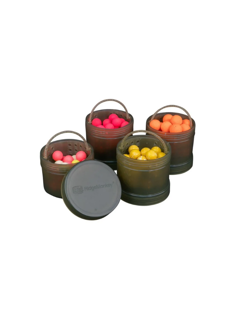 Компактный набор баночек для насадок в чехле Ridge Monkey Modular Hookbait Pots, Цвет: Камо, изображение 4