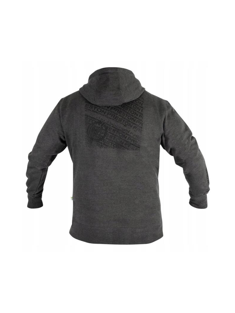 Мужская кофта на молнии Preston Grey Hoodie M
