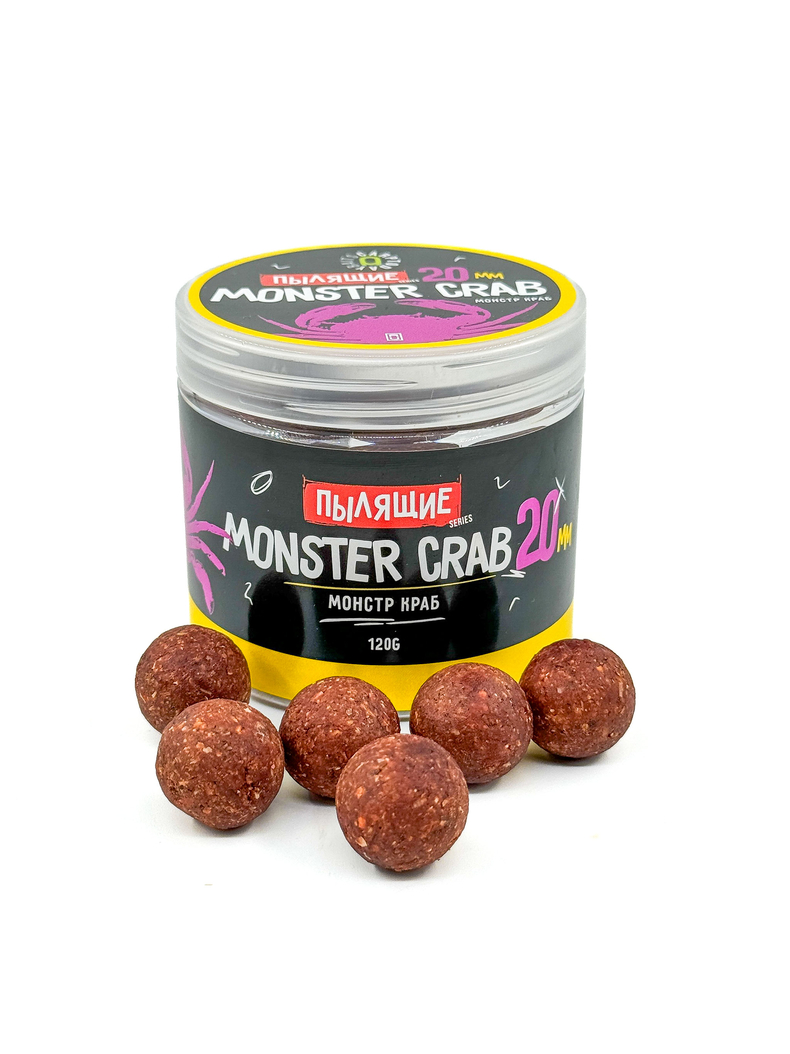 Бойлы пылящие насадочные Carptoday Baits Monster Crab (Монстр Краб), Диаметр: 20 мм, Вкус: Монстр Краб Бойлы пылящие насадочные Carptoday Baits Monster Crab (Монстр Краб), Диаметр: 20 мм, Вкус: Монстр Краб