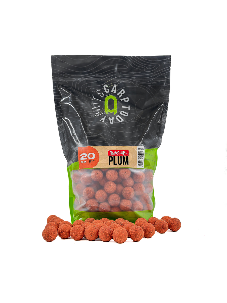Бойлы пылящие Carptoday Baits Plum (Слива), Диаметр: 20 мм, Вкус: Слива Бойлы пылящие Carptoday Baits Plum (Слива), Диаметр: 20 мм, Вкус: Слива