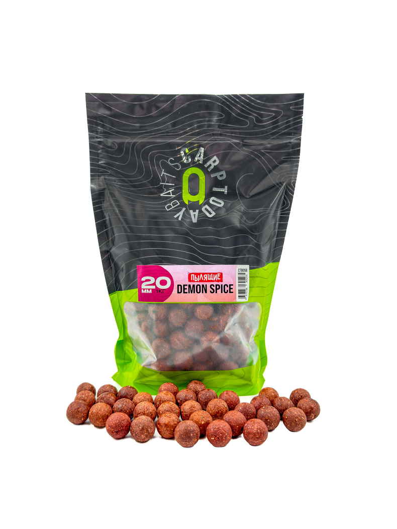 Бойлы пылящие Carptoday Baits Demon Spice (Острые Специи), Диаметр: 20 мм, Вкус: Острые Специи Бойлы пылящие Carptoday Baits Demon Spice (Острые Специи), Диаметр: 20 мм, Вкус: Острые Специи