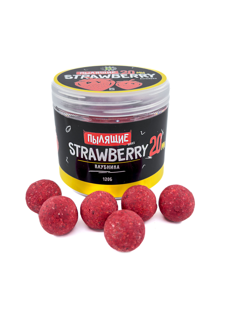 Бойлы пылящие насадочные Carptoday Baits Strawberry (Клубника), Диаметр: 20 мм, Вкус: Клубника Бойлы пылящие насадочные Carptoday Baits Strawberry (Клубника), Диаметр: 20 мм, Вкус: Клубника