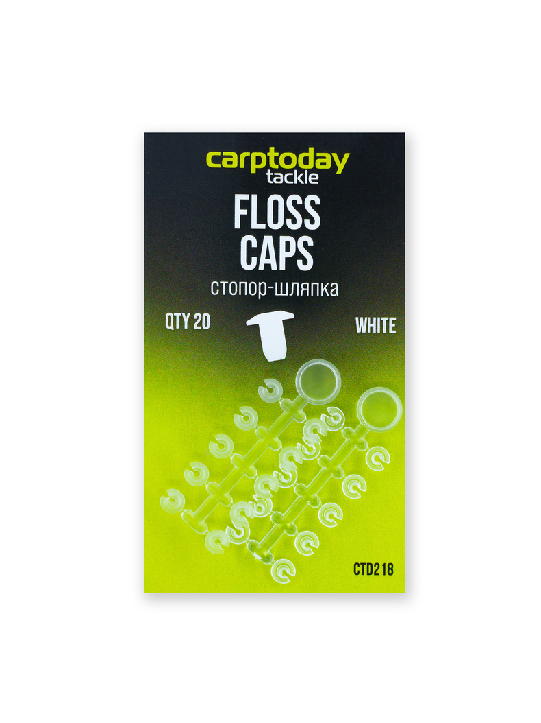 Стопоры со шляпкой Carptoday Tackle Floss Caps, Цвет: Бесцветный